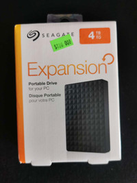 Seagate 4TB Expansion Drive New in original packaging