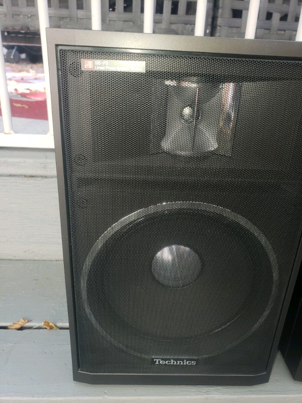 Technics SBF5 Linear Phase design with Horn Tweeter Speakers Calgary Kijiji