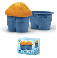 Muffin Tops Baking silicone Cups, Set of 4