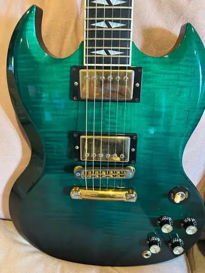 2003 Gibson SG Supreme emerald burst, View more