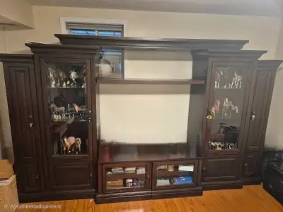 Entertainment wall unit, View more