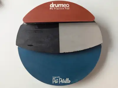 Pat Petrillo P4 Practice Pad for Drummers – Quiet & Durable, View more
