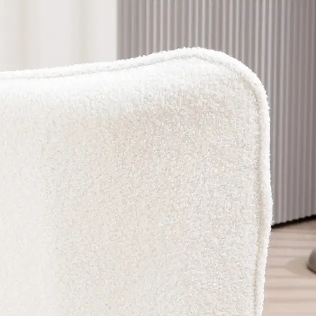 Accent Sherpa Chair, Upholstered Armchair, Fluffy Wingback Chair in Chairs & Recliners in Markham / York Region - Image 9