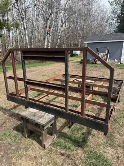 93-1/2” L x80”W headache is 41”H I was told it’s off a ford 250 obo want it gone.