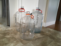 Glass jugs for wine/beer making