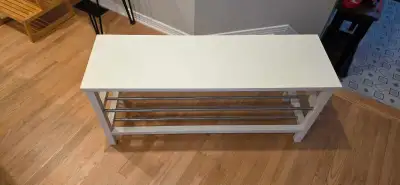 Ikea TJUSIG Shoe Rack Bench, View more