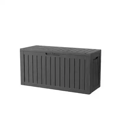 82 Gallon Resin Deck Box with Soft-Close Lid & Bench Seating, View more