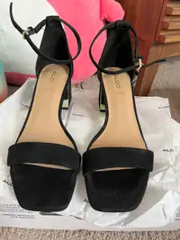 Prom! Black Suede Aldo Kedeaviel Shoes. Size 8. $25