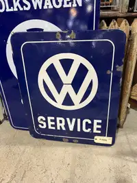Original porcelain VolksWagon VW service sign 