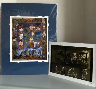 Disney Parks Ichabod & Mr. Toad Headless Horseman Print Yamada, View more