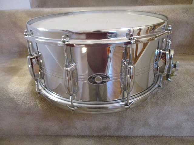 Vintage Slingerland.no.133 snare & Avidis highhats in Drums & Percussion in Sudbury - Image 3