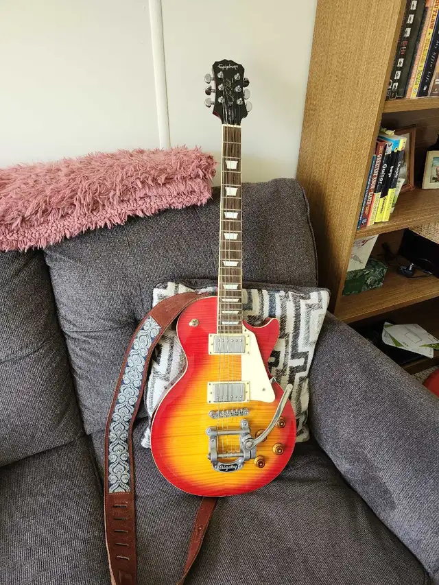 Epiphone LP with Bigsby in Guitars in Dartmouth - Image 2