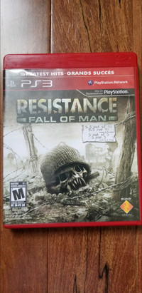Two PS3 Games.     Resistance: Fall of Man & Resistance 3