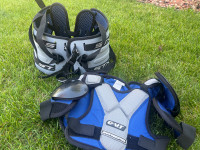 Lacrosse Chest protector and kidney pads 