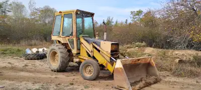 1980s Ford backhoe loader. Starts and runs. Backhoe is not currently attached but is easy enough to...