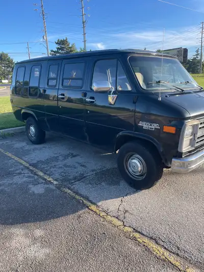 Body in good shape. Needs a good cleaning inside. Would make a good camper van or utility van.