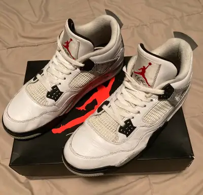 Air Jordan 4 - 2016 White Cement - Size 11.5, View more