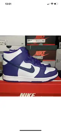 Nike dunk  high electro purple midnight navy