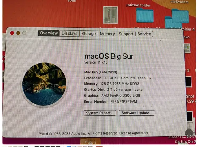 Mac Pro 2013 xeon 6 cœurs vitesse  3.5 , 128 gig ram in Desktop Computers in City of Montréal - Image 2