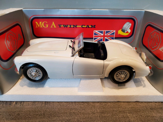1:16 Diecast Tonka Polistil MG A Twin Cam Convertible White in Arts & Collectibles in Kawartha Lakes