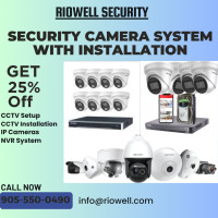 4K Security camera system, 4K IP camera, Alarm system