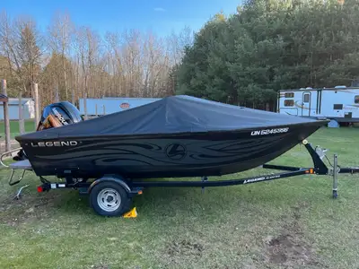 Private Sale, No Tax Legend Boat model F17 (17foot) fish and ski in excellent condition. Boat comes...