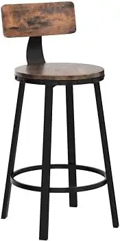 Counter Stools, Bar Chairs with Backrest, 24.6-Inch Tall Seat, R in Chairs & Recliners in Markham / York Region - Image 10