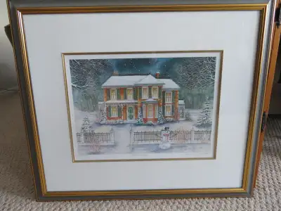 JANICE TANTON, FIRST SNOW SIGNED AND NUMBERED PRINT (104/1000) This listing features a signed/number...