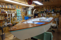 New handcrafted 15 foot wooden skiff
