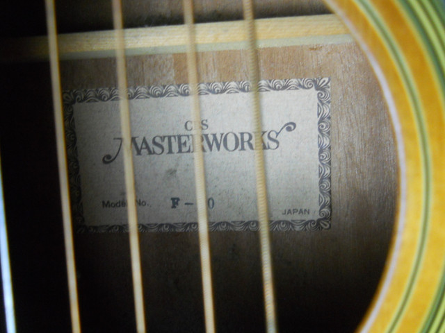 CBS Masterworks Acoustic Guitar in Guitars in Ottawa - Image 2