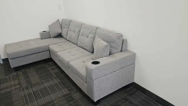 Comfortable Brand New 4-Seater Sectional Sofa. Free Delivery  in Couches & Futons in Kingston - Image 3
