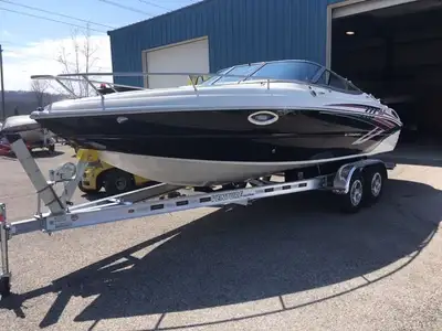 Reduced! 2019 Stingray 225CR cuddy cabin boat for sale. Powered by a Mercruiser 4.5L engine package....