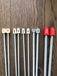 5 Sets Straight Knitting Needles