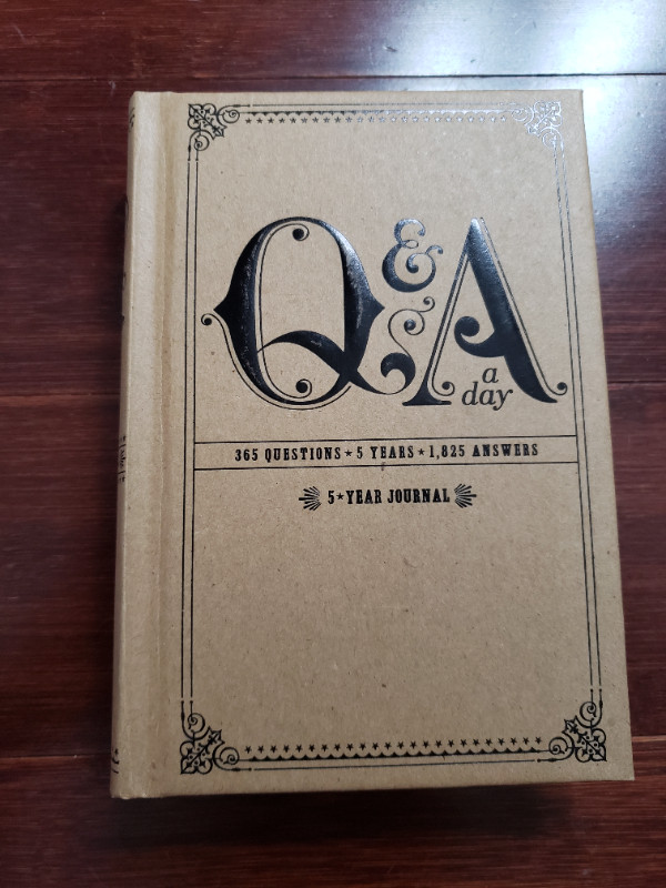 5 YEAR QUESTIONS & ANSWERS DIARY BOOK in Textbooks in St. Catharines