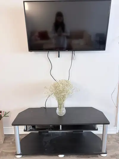 TV and TV stand, View more