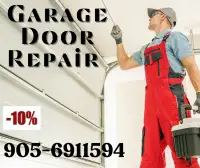 Garage door spring or cable replacement same day!