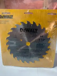 NEW! Dewalt 6 1/2” industrial steel saw blades (5)