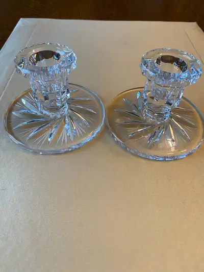 Pinwheel crystal candle sticks, View more