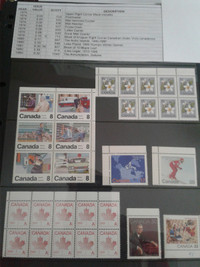 Canadian Stamps from 1974 to 1984