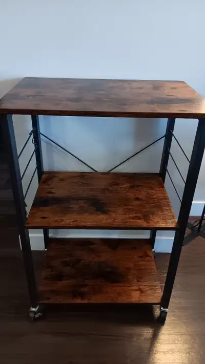 Bookshelf with casters, View more