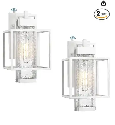 Dusk to Dawn Sensor Outdoor Wall Light Fixtures, 2 Pack NEW $60, View more