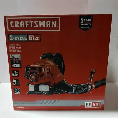 NEW IN SEALED BOX! Backpack Leaf Blower with cruise control! No vacuum function with these units. Th...