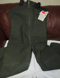 Insulated Over Alls NEW with tags  Made in Canada