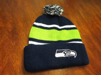 New Seattle Seahawks NFL Budweiser "Fits Most" Winter Toque