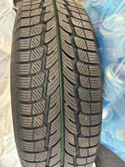 Winter tires in great condition, rims no good. Sizes and make in pics. 4 total.