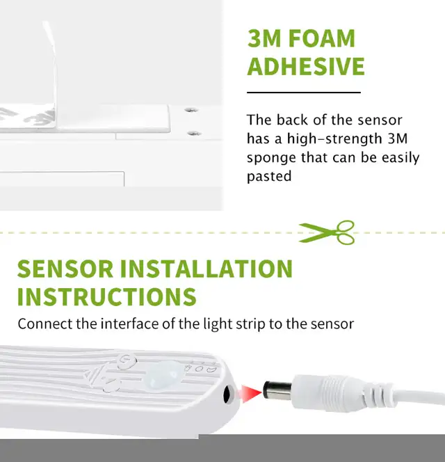 Bande ruban DEL capteur de mouvement 3M motion sensor LED strips in Indoor Lighting & Fans in Laval / North Shore - Image 6