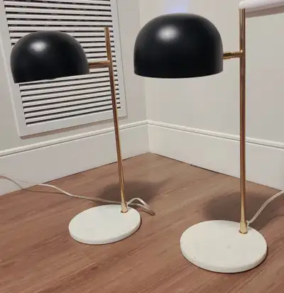 I am offering a set of two table Lamps for sale. It is a great fit for any living room, bedroom, or...