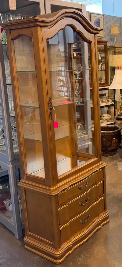 European provincial display cabinet. $275., View more