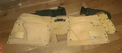 Suede leather tool belt, View more