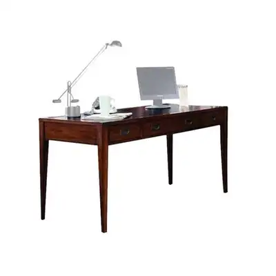 Hooker® Danforth Executive Leg Desk Dimensions: 60” x 26” x 30.5” | SKU: 388-10-458 Description Insp...